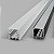 Perfil de sobrepor LED Archi Linear 1 metro IRC 93 2700K 28W/m 24V alumínio branco. - Imagem 2