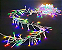 Pisca Festão 400 LEDS bolinha Colorido fio transparente bivolt 3 metros IP65 com memória. - Imagem 1