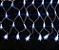 Cascata com 120 LEDs Branco Frio 8 funções 4,5mx0,50m com estrelas na ponta 220V. - Imagem 1