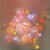 Cortina com 224 LEDs Colorido fio de Fada com estrela na ponta 3m x 1,2m bivolt. - Imagem 4