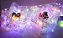 Cascata com 130 LEDs Colorido fio de fada PVC estrela + figuras natalinas 3 metros bivolt. - Imagem 5