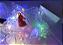 Cascata com 130 LEDs Colorido fio de fada PVC estrela + figuras natalinas 3 metros bivolt. - Imagem 3