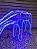 Armação De Rena Neon fêmea Azul com movimento 127V IP44 uso externo. - Imagem 3