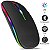 Mouse sem fio recarregável para jogos, PC, Notebook, RGB; Bluetooth com LED - Imagem 9