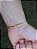 Pulseira piastrine 3,5 mm - banhada a ouro 18k - Imagem 3