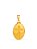 Pingente Medalha Oval Cruz 2,0 x 1,5 cm - Imagem 1