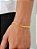 Pulseira grumet duplo 4,5 mm - banhada a ouro 18k - Imagem 2