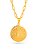 Corrente Pai nosso - elo longo - banhado a ouro 18k - Imagem 1