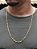 Conjunto Tijolinho 3 mm - fecho canhão - banhado a ouro 18k - Imagem 3