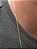 Conjunto Piastrine 2,5 mm - fecho tradicional - banhado a ouro 18k - Imagem 4