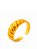 Anel Croissant - banhado a ouro 18k - Imagem 2