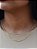 Colar feminino Veneziana 1,2 mm - fecho tradicional - banhado a ouro 18k - Imagem 2