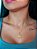 Colar Rabo de Baleia - banhado a ouro 18k - Imagem 2