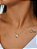 Colar diamante ponto de luz - banhado a ouro 18k - Imagem 2
