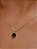 Colar preto ponto de luz - banhado a ouro 18k - Imagem 3
