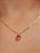 Colar rosa ponto de luz - banhado a ouro 18k - Imagem 3