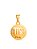 Pingente signo Virgem - banhado a ouro 18k - Imagem 1