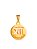 Pingente signo Virgem - banhado a ouro 18k - Imagem 2
