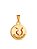 Pingente signo Touro - banhado a ouro 18k - Imagem 2