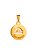 Pingente signo Libra - banhado a ouro 18k - Imagem 2