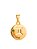 Pingente signo Gêmeos - banhado a ouro 18k - Imagem 1