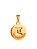 Pingente signo Gêmeos - banhado a ouro 18k - Imagem 2