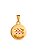 Pingente signo Aquário - banhado a ouro 18k - Imagem 2