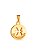 Pingente signo Peixes - banhado a ouro 18k - Imagem 2