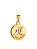 Pingente signo Capricórnio - banhado a ouro 18k - Imagem 2