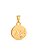 Pingente medalha Axé - banhado a ouro 18k - Imagem 1