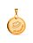 Pingente medalha Zé Pelintra branco - banhado a ouro 18k - Imagem 2