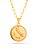 Corrente Iansã vermelha - elo longo - banhado a ouro 18k - Imagem 3