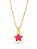 Corrente estrela - banhado a ouro 18k - Imagem 1
