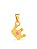 Pingente mini coroa - banhado a ouro 18k - Imagem 1