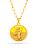 Corrente Oxum amarelo - elo longo - banhado a ouro 18k - Imagem 2
