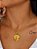 Corrente Oxum amarelo - elo longo - banhado a ouro 18k - Imagem 1
