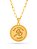 Corrente Xango marrom - elo longo - banhado a ouro 18k - Imagem 3