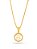 Corrente medalha menina cravejado - banhado a ouro 18k - Imagem 1