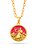 Corrente Obá pink - cadeado - banhado a ouro 18k - Imagem 2