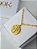 Corrente Oxum amarelo - cadeado - banhado a ouro 18k - Imagem 3