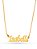 Colar com nome - veneziana - banhado a ouro 18k - Imagem 1