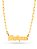 Colar com nome medieval - elo longo - banhado a ouro 18k - Imagem 1