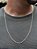 Conjunto Elo longo 2 mm - fecho tradicional - banhado a ouro 18k - Imagem 3