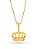 Colar rainha - banhado a ouro 18k - Imagem 1