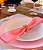 Guardanapos Lisos Rosa de Tecido Algodão Kit com 10 - Imagem 1