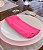 Kit com 20 Guardanapos Lisos Rosa Choque Pink de Algodão - Imagem 1