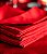 Kit com 20 Guardanapos Vermelho de Tecido Algodão - Imagem 1