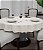 Toalha de Mesa Redonda 8 Lugares Off White Jacquard - Imagem 1