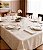 Toalha de Mesa Jacquard Off White 8 Lugares Quadrada - Imagem 1