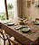 Toalha de Mesa Vermelha 4 Lugares Retangular Cortile - Imagem 1